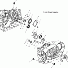 V03TB16CA TOURING CRUISER ALL OPTIONS Crankcase bearings - v03tb16 / all options