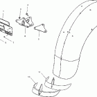 V03TB16CA TOURING CRUISER ALL OPTIONS License plate bracket - v03tb16 / all options