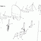 V03TB16CA TOURING CRUISER ALL OPTIONS Windshield - v03tb16 / all options