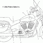 V03TB16CA TOURING CRUISER ALL OPTIONS Decals - v03tb16 / all options