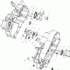 V02CD16 DELUXE CRUISER ALL OPTIONS Crankcase bearings - v02cd16 / all options