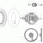 V02TD16 DELUXE TOURING CRUISER ALL OPTIONS Front wheel - v02td16 / all options
