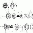 V02TD16 DELUXE TOURING CRUISER ALL OPTIONS Primary drive - v02td16 / all options