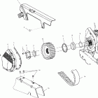 V02TD16 DELUXE TOURING CRUISER ALL OPTIONS Front drive sprocket - v02td16 / all options