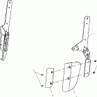 V02TD16 DELUXE TOURING CRUISER ALL OPTIONS Wind deflectors - v02td16 / all options