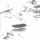 V02TD16 DELUXE TOURING CRUISER ALL OPTIONS Floor board and side stand - v02td16 / all options