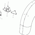V02TB16 TOURING CRUISER ALL OPTIONS License plate bracket - v02tb16 / all options
