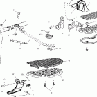V02CD16 DELUXE CRUISER ALL OPTIONS Floor board and side stand - v02cd16 / all options