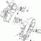 V02TD16 DELUXE TOURING CRUISER ALL OPTIONS Crankcase bearings - v02td16 / all options