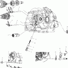 V01CS15CC SPORTCRUISER Shift forks / drum - v01cs15da
