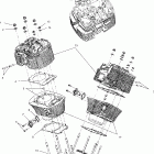 V02TD16 DELUXE TOURING CRUISER ALL OPTIONS Cylinder and head - v02td16 / all options
