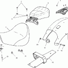 V02CB16 STANDARD CRUISER ALL OPTIONS Seat and rear fender - v02cb16 / all options