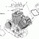 V02CD16 DELUXE CRUISER ALL OPTIONS Cam and valve covers - v02cd16 / all options