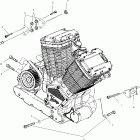 V02TD16 DELUXE TOURING CRUISER ALL OPTIONS Engine mounting - v02td16 / all options