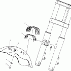 V01CS15CC SPORTCRUISER Mirrors and front fender - v01cs15da