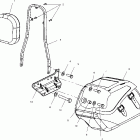 V01CD15DA DELUXE CRUISER Backrest and saddlebag - v01cd15cc