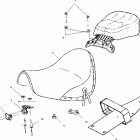 V01CD15DA DELUXE CRUISER Seat - v01cd15cc