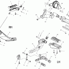 V01CS15CC SPORTCRUISER Shift lever and footpeg mounting - v01cs15da
