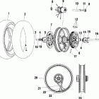V01CD15DA DELUXE CRUISER Rear wheel - v01cd15cc