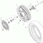 V00CB15DE STANDARD CRUISER Front wheel - v00cb15dc