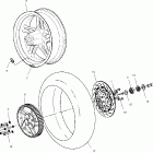 V00CS15CE SPORT CRUISER Rear wheel - v00cs15dc