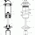 V00CS15CC SPORT CRUISER Rear shock - v00cs15dc