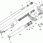 V99CB15DB STANDARD CRUISER Front forks - v99cb15da