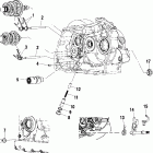 V99CB15DBZ STANDARD CRUISER Shift forks / drum - v99cb15lcz