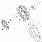 V99CB15DBZ STANDARD CRUISER Front wheel - v99cb15daz