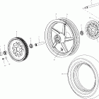 V99CB15DBZ STANDARD CRUISER Rear wheel - v99cb15daz