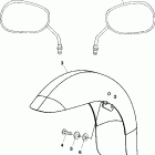 V99CB15DB STANDARD CRUISER Mirrors & front fender - v99cb15da