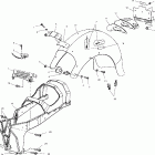 V99CB15DB STANDARD CRUISER Subframe & rear fender - v99cb15da