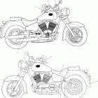 V99CB15DBZ STANDARD CRUISER Decals - v99cb15lcz