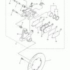 R6-YZFR6YCL/YZFR6YL/YZFR6YCB/YZFR6YCW/YZFR6YB/YZFR6YW Задний суппорт тормозной