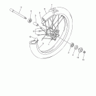 WR450F WR450FA Переднее колесо
