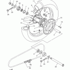 YZ250Y Заднее колесо