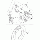 V STAR 250 XV250A1CB/XV250A1B Передний тормозной суппорт
