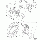 XT250YC/XT250Y Передний тормозной суппорт
