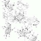 V STAR 950 TOURER XVS95CTBL/XVS95CTBCL/XVS95CTBB/XVS95CTBCB Боковая панель