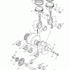 VMAX VMX17ACG/VMX17AG Коленчатый вал и Поршень