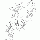 XT250YC/XT250Y Выхлопная система