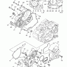 XT250YC/XT250Y Крышка картера двигателя