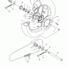 YZ250F YZ250FYW/YZ250FYL Заднее колесо