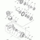 TW200Y/TW200YC Коленчатый вал и Поршень