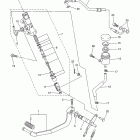 FZ6  FZS6YL/FZS6YB/FZS6YCL/FZS6YCB Задний торм цилиндр