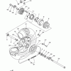 TW200Y/TW200YC Заднее колесо