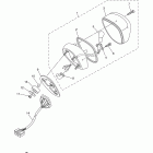 V STAR 650 SILVERADO-XVS65ATYCR/XVS65ATYCB/XVS65ATYB/XVS65ATYR Фонарь задний