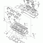 FZ6R FZ6RZR/FZ6RZCR/FZ6RZCL/FZ6RZL/FZ6RZCW/FZ6RZW Головка цилиндра