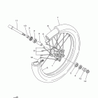 YZ250Y Переднее колесо