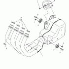 FZ6R FZ6RAB/FZ6RACB Выхлопная система